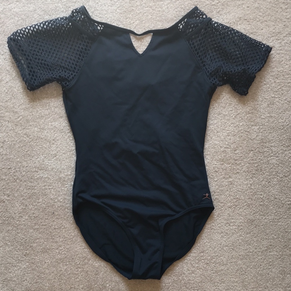 Navy blue dance bodysuit / leotard ! Size Small
